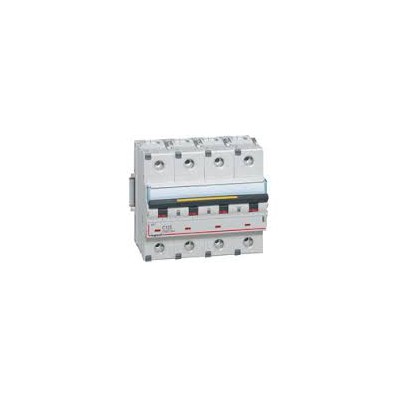 Disjoncteur tétrapolaire 63A -  400V~ - Courbe C - 4 modules